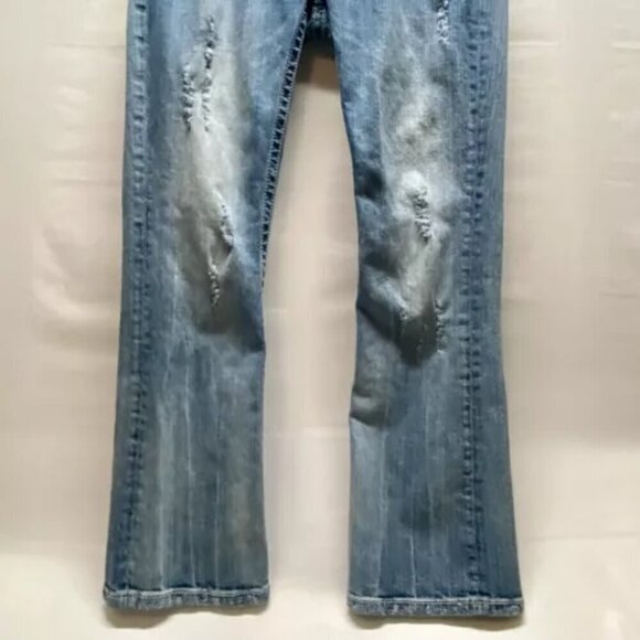 Miss Me Jeans Women's Sz 27 Blue Easy Boot JE5014E2R Missing Button Please Read - Picture 3 of 15